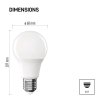 LED žárovka Classic A60 / E27 / 4 W (40 W) / 470 lm / neutrální bílá