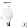 LED žárovka Classic A60 / E27 / 9,5 W (75 W) / 1055 lm / neutrální bílá