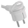 Prodlužovací kabel 2 m / 2 zásuvky+2×USB A+1×USB C / bílý / PVC / 1 mm2
