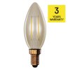 LED žárovka Vintage svíčka / E14 / 2,5 W (20 W) / 225 lm / teplá bílá
