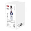 LED skládací sněhulák, 60 cm, venkovní i vnitřní, studená bílá