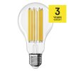 LED žárovka Filament A70 / E27 / 18 W (150 W) / 2452 lm / teplá bílá