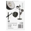 LED stolní lampa SOPHIE, nabíjecí, černá