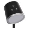 LED stolní lampa ABBIE, nabíjecí, černá