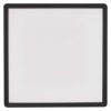 LED přisazené svítidlo FLORI čtvercové, černé, 18W, neutrální bílá
