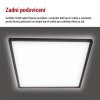 LED přisazené svítidlo FLORI čtvercové, černé, 22W, neutrální bílá