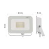 LED reflektor SIMPO 20W, bílý, IP65, 2000 lm, neutrální bílá
