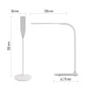 LED stolní lampa OSCAR, bílá