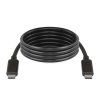 Nabíjací a dátový kábel 2.0 USB-C / USB-C, 1 m, čierny