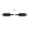 Nabíjecí a datový kabel 2.0 USB-C / USB-C, 2 m, černý