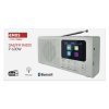 Přenosné rádio s Bluetooth, DAB / DAB+ / FM, bílé