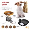 Dávkovač krmiva Pet Care, 4 l, černý