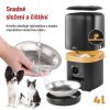 GoSmart dávkovač krmiva Pet Care s kamerou, 4 l, černý, Wi-Fi