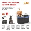 GoSmart vodní fontána Pet Care, 2,6 l, šedá, Wi-Fi