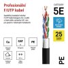 Datový kabel FTP 5E, outdoor, 305 m