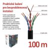 Datový kabel UTP 5E, outdoor, 100m