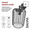 Zahradní nástěnné svítidlo SALVIA, 20,8 x 16 x 28,5 cm, 1 x E27, 15 W