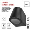 Zahradní nástěnné svítidlo OCULUS, 8,8 x 6,7 x 8 cm, 1 x GU10, 35 W
