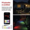 GoSmart venkovní LED bodové světlo, startovací sada, 4 díly, 7 W, RGBIC stmívatelné, WiFi