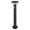LED zahradní solární sloupkové svítidlo TERION, čidlo soumraku, 12,5 x 12,5 x 50 cm