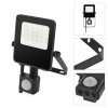 LED reflektor VISIO s pohybovým čidlem, 10 W, černý, neutrální bílá