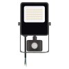LED reflektor VISIO s pohybovým čidlem, 30 W, černý, neutrální bílá