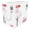 Datový kabel UTP CAT 5E PVC Basic, 100m