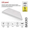 LED panel BAXXO 60×60, čtvercový přisazený bílý, 36W neutr. bílá UGR