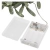 LED vánoční girlanda - jmelí, 1,5 m, 3x AA, vnitřní, teplá bílá, časovač