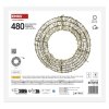 LED vánoční věnec – 480 LED, venkovní i vnitřní, teplá bílá