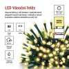 LED vánoční řetěz, 8 m, venkovní i vnitřní, teplá bílá, programy, časovač