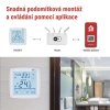 Podlahový programovatelný drátový WiFi GoSmart termostat P56S01F