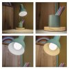 Stolní lampa POPPY na žárovku E27, zelená