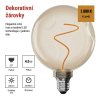 LED žárovka DECO CG125A / E27 / 4,5 W (24 W) / 240 lm / flame