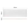 LED panel BAXXO 30×120, obdélníkový přisazený bílý, 36W, neutrální bílá UGR
