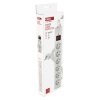 Přepěťová ochrana – 6 zásuvek, 3 m, bílá