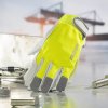 Kombinované rukavice ARDON®HOBBY REFLEX - s prodejní etiketou - hi-vis žlutá