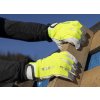 Kombinované rukavice ARDON®HOBBY REFLEX - s prodejní etiketou - hi-vis žlutá