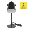 Stolní lampa NINA na žárovku E27, černá