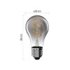 LED žárovka DECO SMOKED A60 / E27 / 4,5 W (19 W) / 180 lm / flame