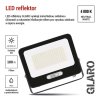 LED reflektor GLARO 100W, černý, IP65, 10000 lm, neutrální bílá