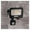 LED reflektor GLARO s pohybovým čidlem, 20 W, černý, IP54, 2000 lm, neutrální bílá