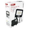 LED reflektor GLARO s pohybovým čidlem, 20 W, černý, IP54, 2000 lm, neutrální bílá