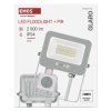 LED reflektor GLARO s pohybovým čidlem, 20 W, bílý, IP54, 2000 lm, neutrální bílá