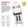Halogenová žárovka JC 30W G9 teplá bílá