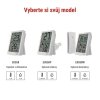 Digitální teploměr s vlhkoměrem, drátové čidlo, budík E0558P