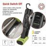 COB LED+LED nabíjecí svítilna P4546, 500 lm, 2000 mAh