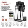 GoSmart Venkovní otočná kamera IP-1300 LANTERN s WiFi a světlem, černá
