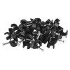 Kabelová příchytka 6 mm, černá, 50 ks