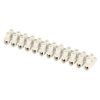 Šroubová svorkovnice 12× 2,5–4 mm2, 450 V, bílá